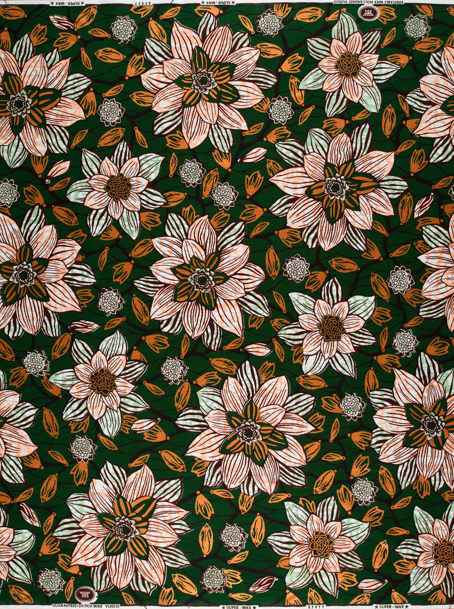 売上実績NO.1 Copper | VLS7977.026 | Super-Wax Embellished Vlisco – 食器