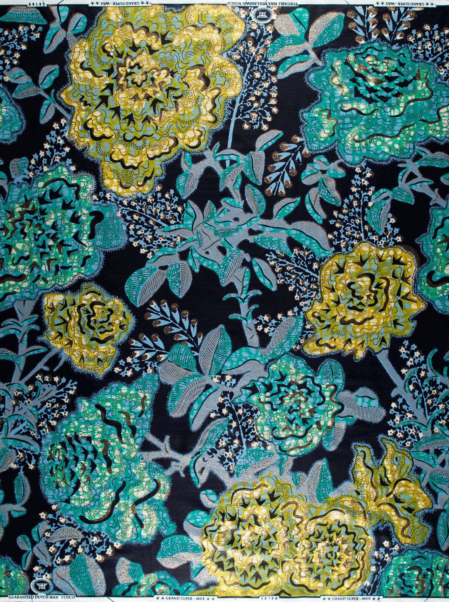 Grand Super-Wax | VLS8188.001 | Gold Shine Embellished – Vlisco