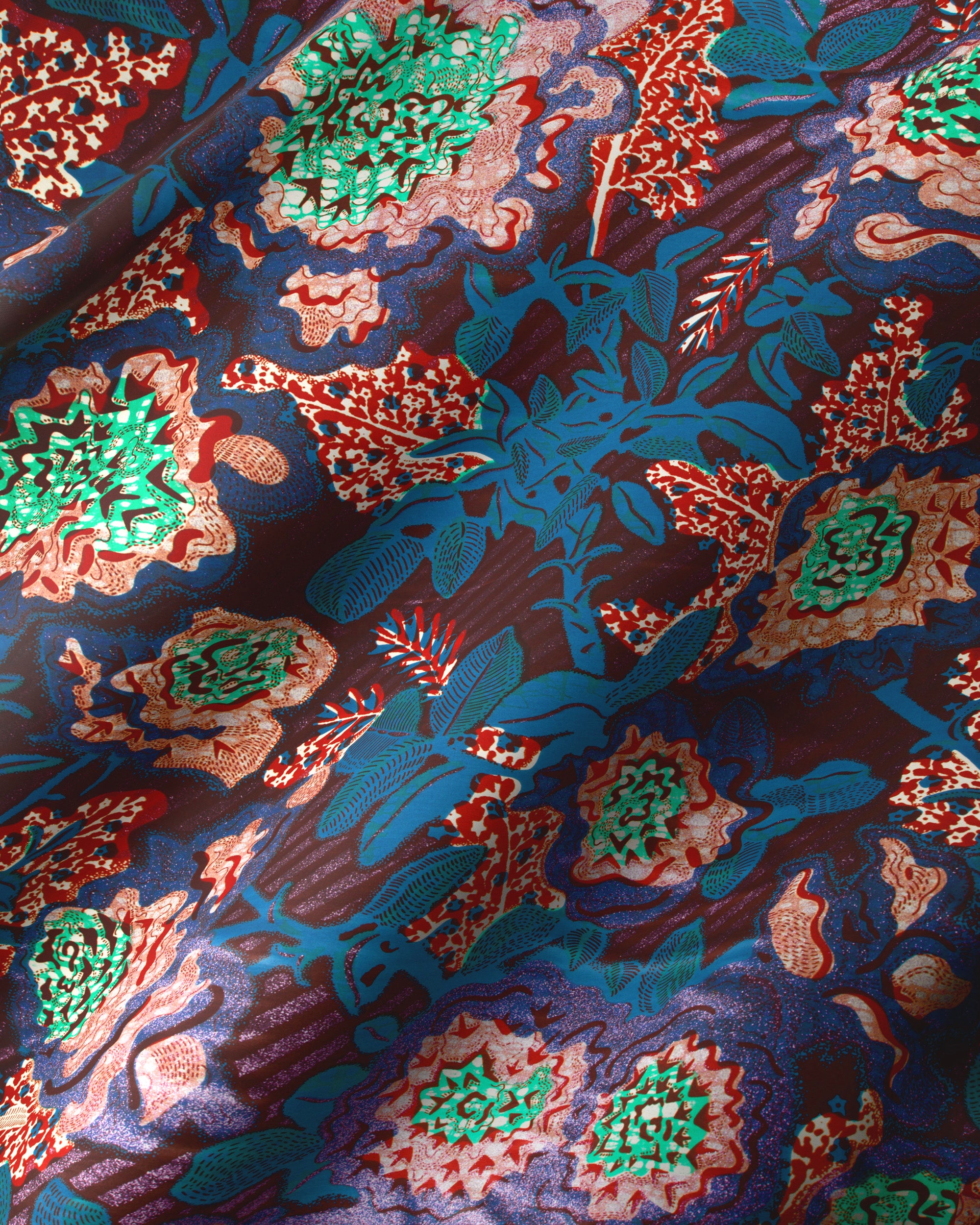 LY キャンバスシルクスクリーン Grand Super-Wax | VLS8188.008 | Lilac Shine Embellished – Vlisco