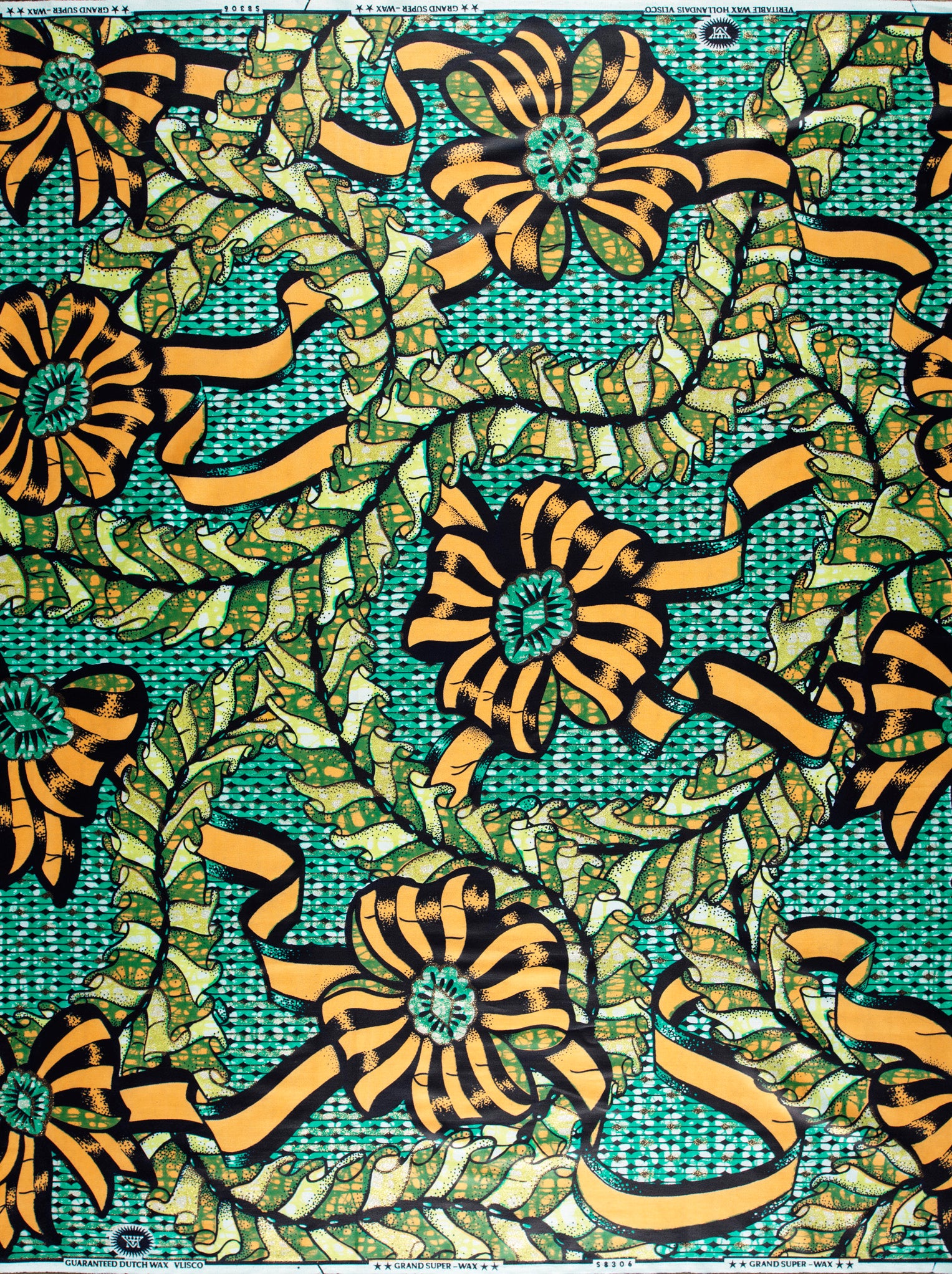 Grand Super-Wax | VLS8306.007 | Gold Shine Embellished – Vlisco