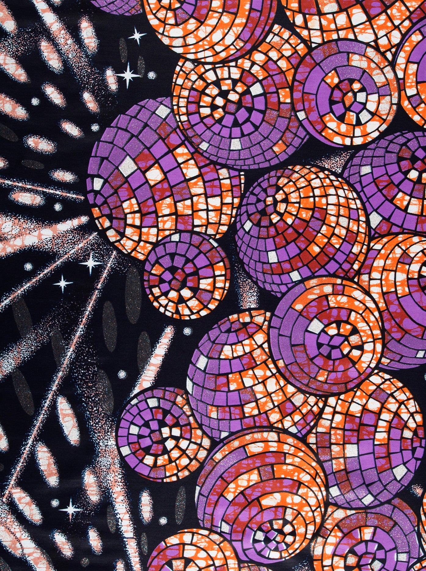 Grand Super-Wax | VLS9592.004 | Blue-Copper Shine Embellished – Vlisco