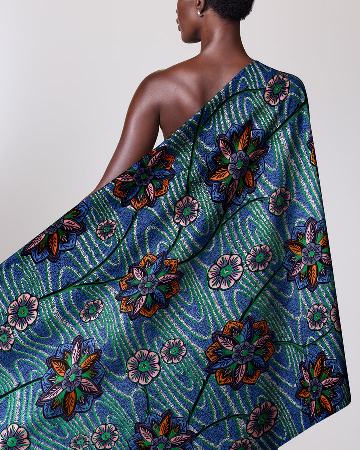 Satin Royal | VLW0478.001 | Emerald Green Embellished