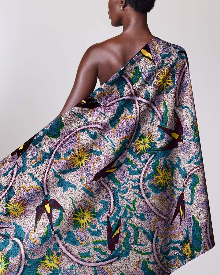 Satin Royal | VLW1252.007 | Royal Blue Embellished