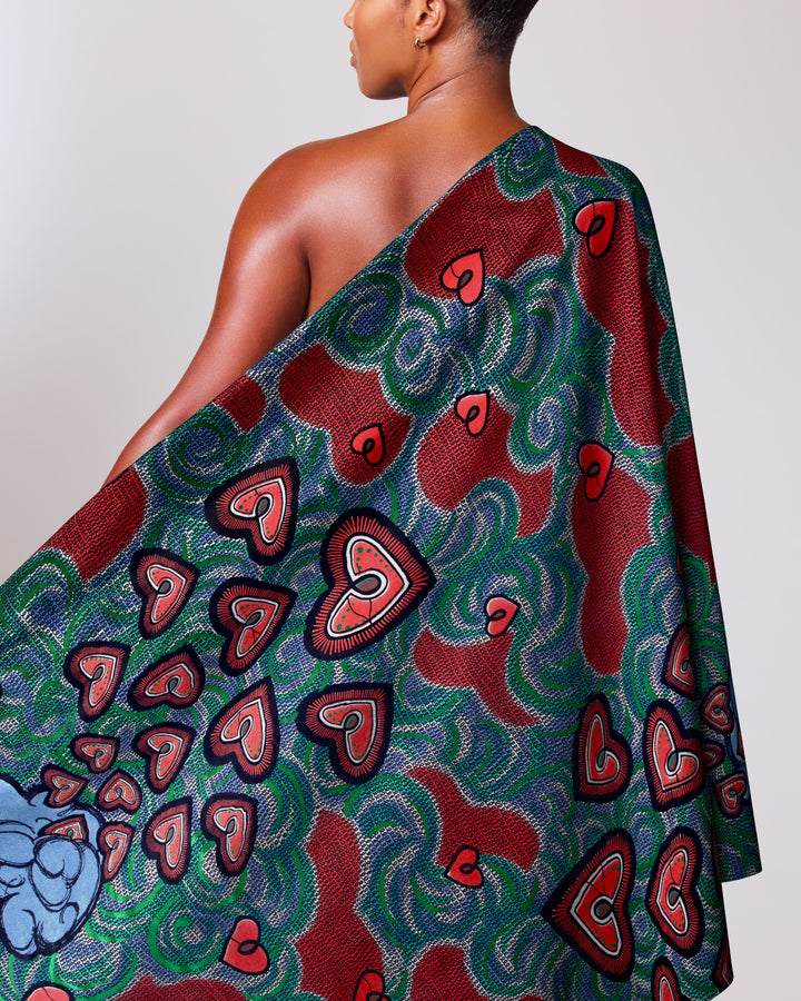 Satin Royal | VLW2776.009 | Orné de Vert Émeraude