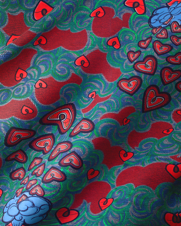 Satin Royal | VLW2776.009 | Orné de Vert Émeraude