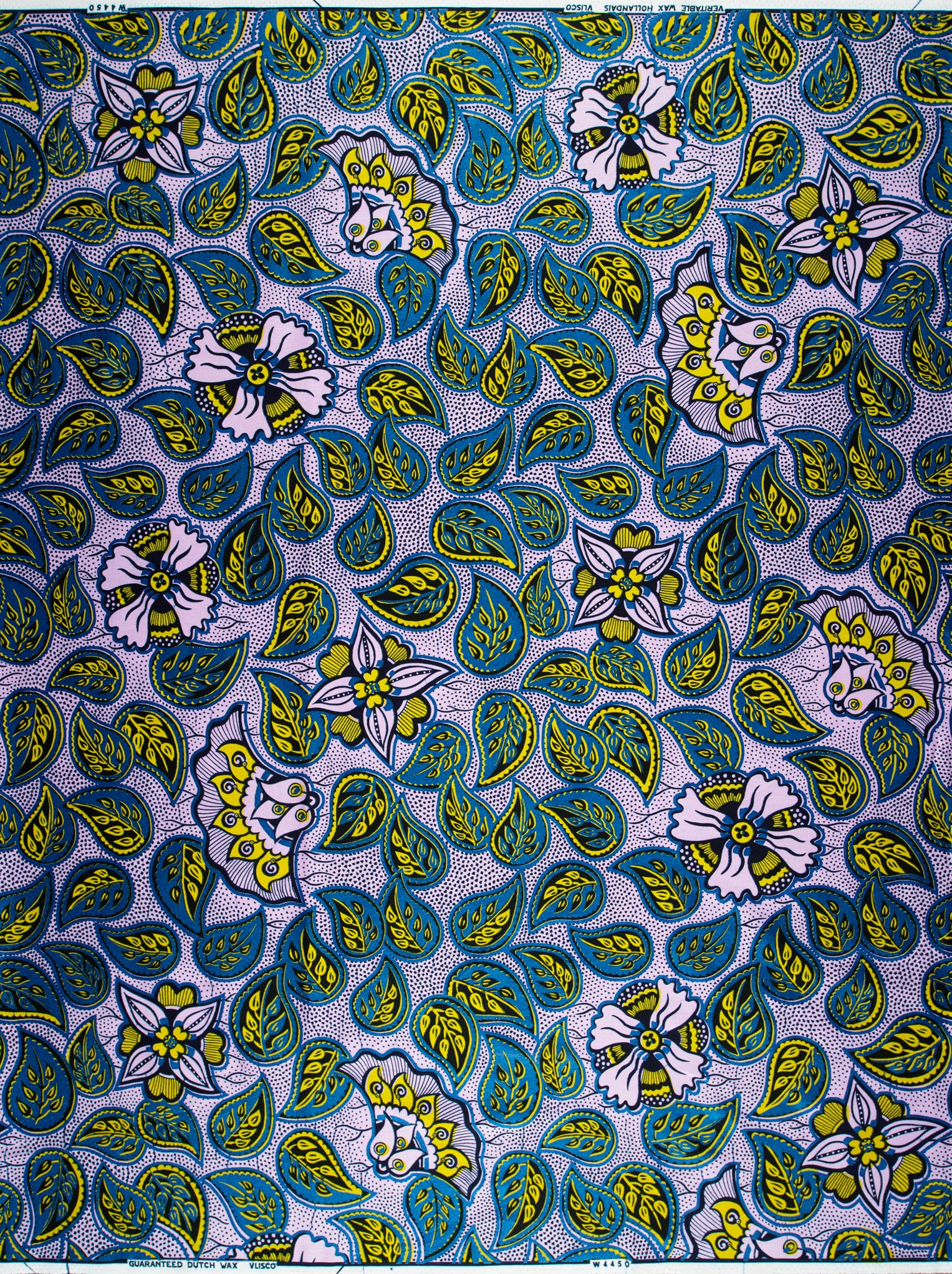 Wax Hollandais | VLW4450.017 | Royal Blue Embellished