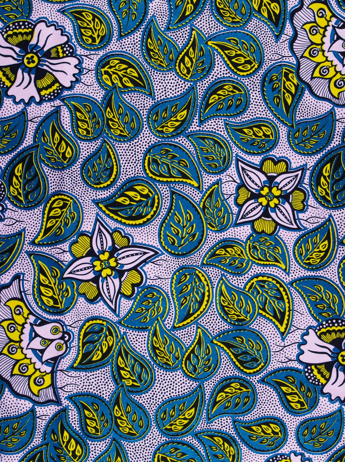 Wax Hollandais | VLW4450.017 | Royal Blue Embellished