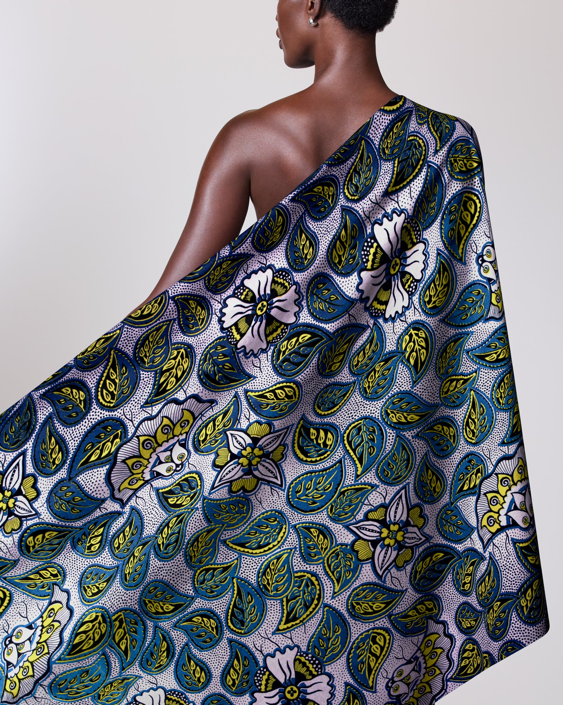 Wax Hollandais | VLW4450.017 | Royal Blue Embellished