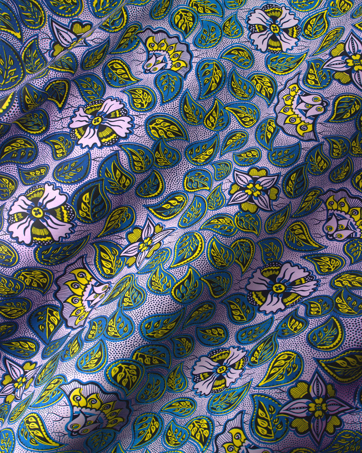 Wax Hollandais | VLW4450.017 | Royal Blue Embellished