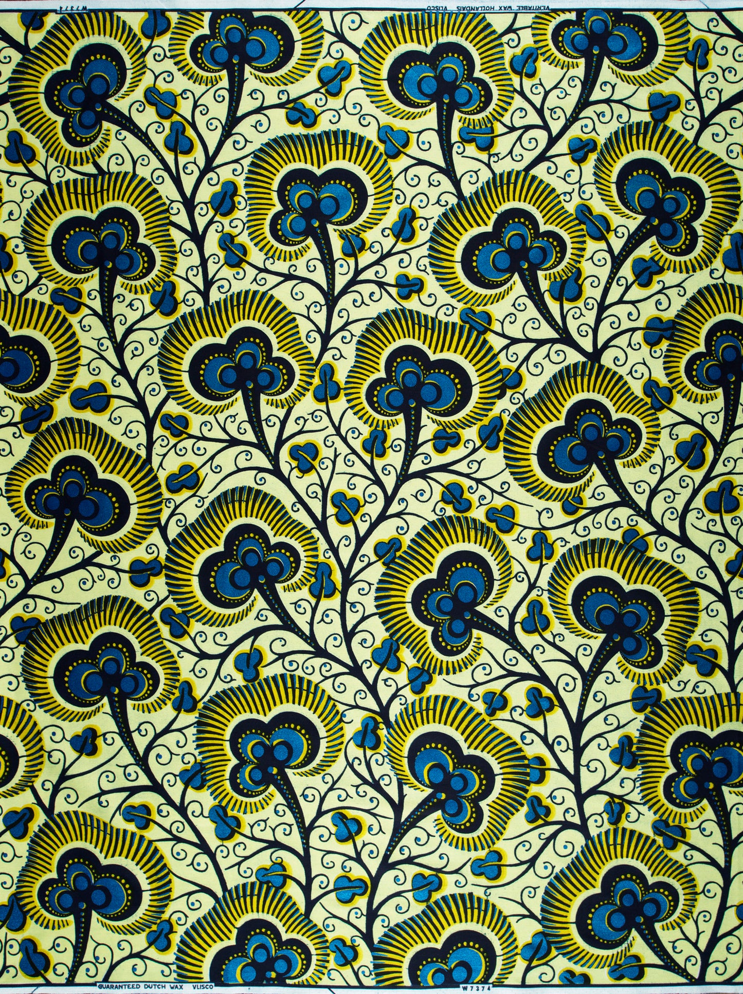 Wax Hollandais | VLW7374.013 | Royal Blue Embellished