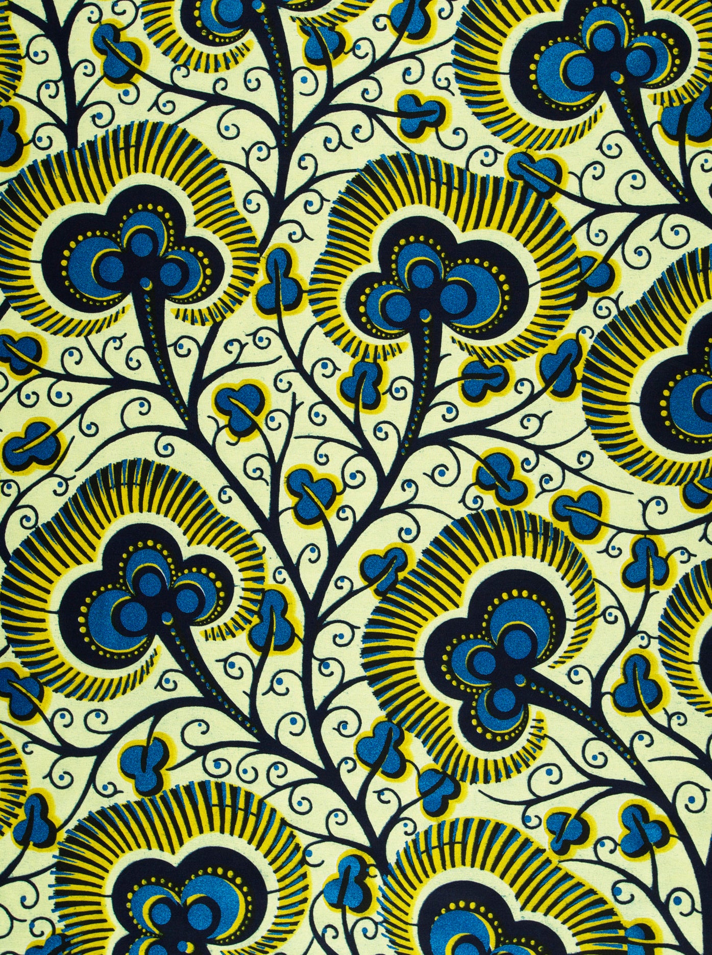 Wax Hollandais | VLW7374.013 | Royal Blue Embellished