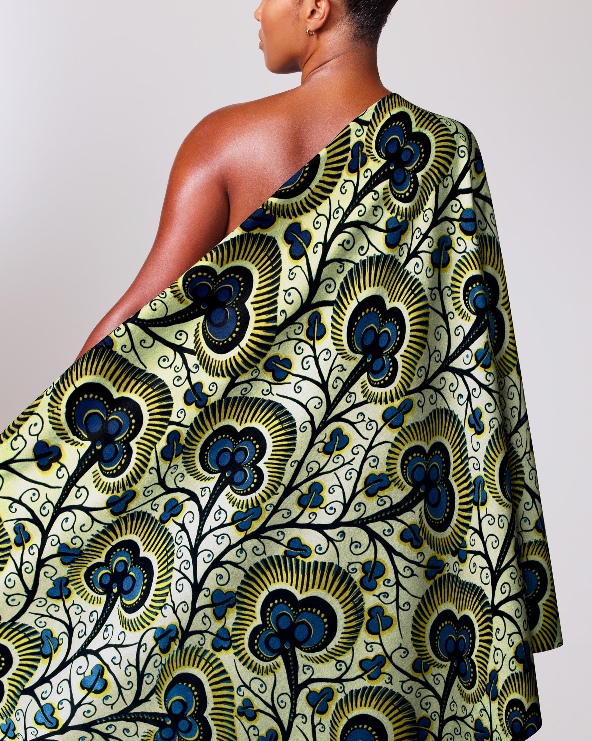 Wax Hollandais | VLW7374.013 | Royal Blue Embellished