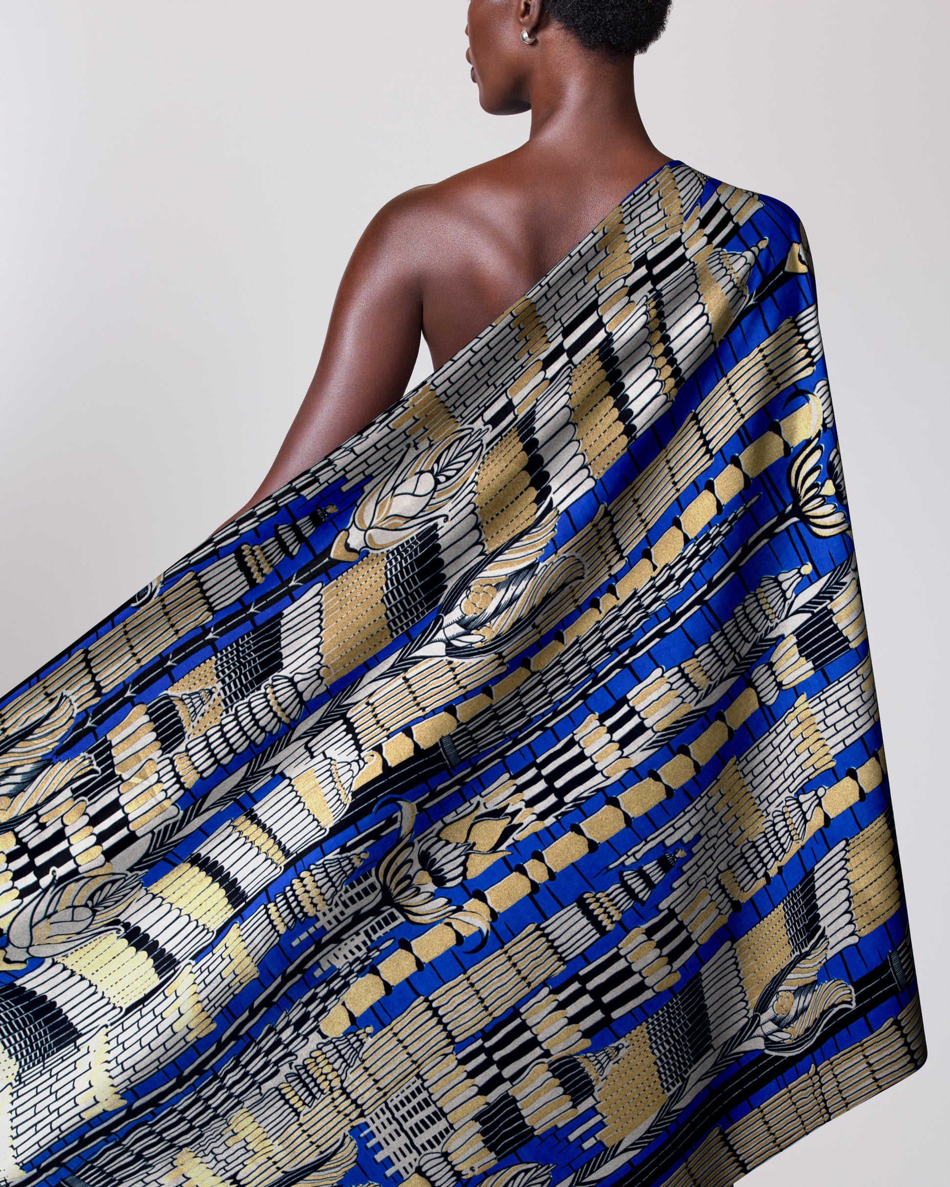 Wax Hollandais | VLW9752.007 | Gold Embellished